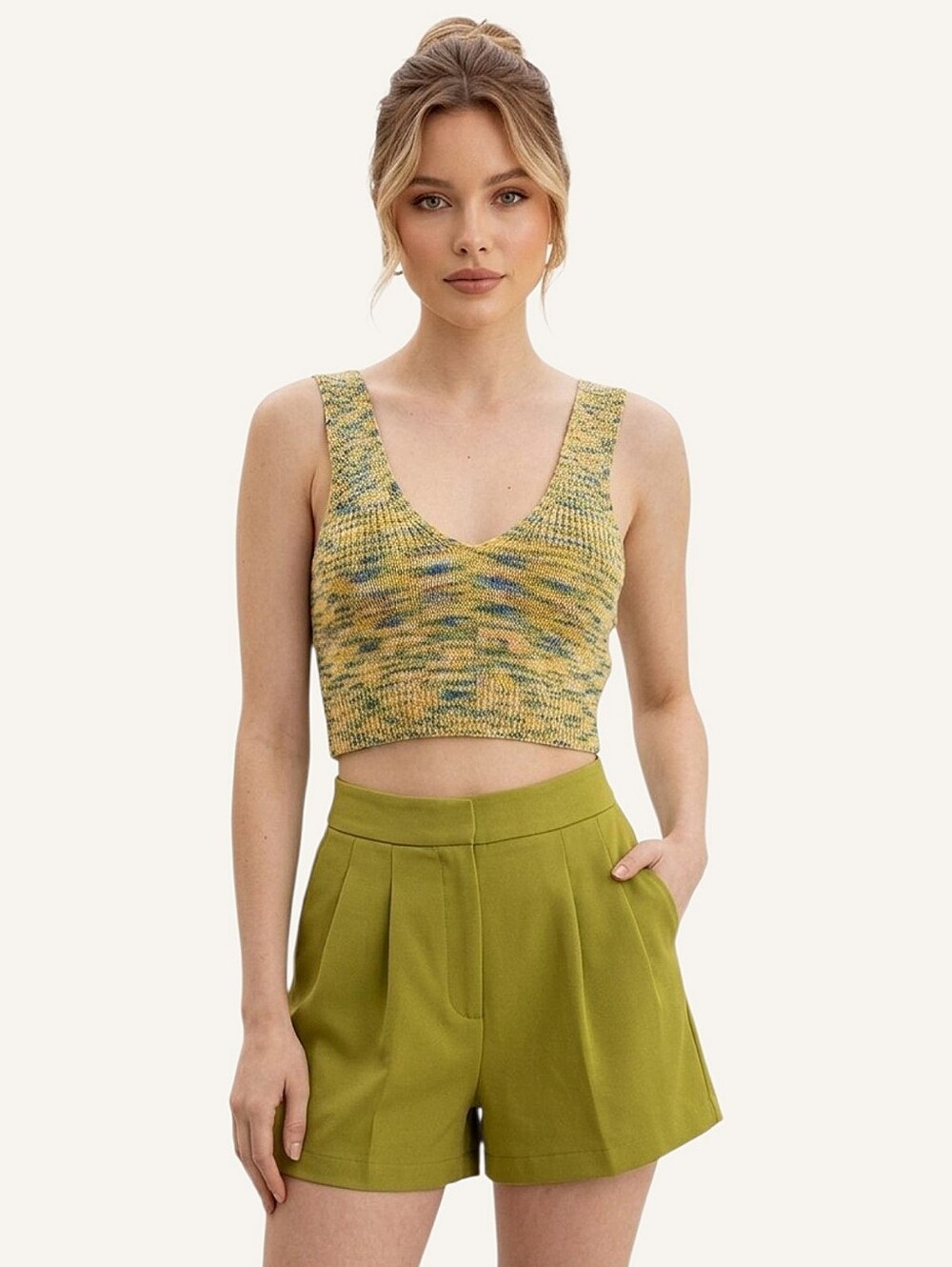 Vintage Urban Outfitters Psychedelic Knit Crop Top